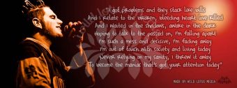 Fan art print and free download of Jamie Madrox, lyrics from Afriad of Me by Twiztid